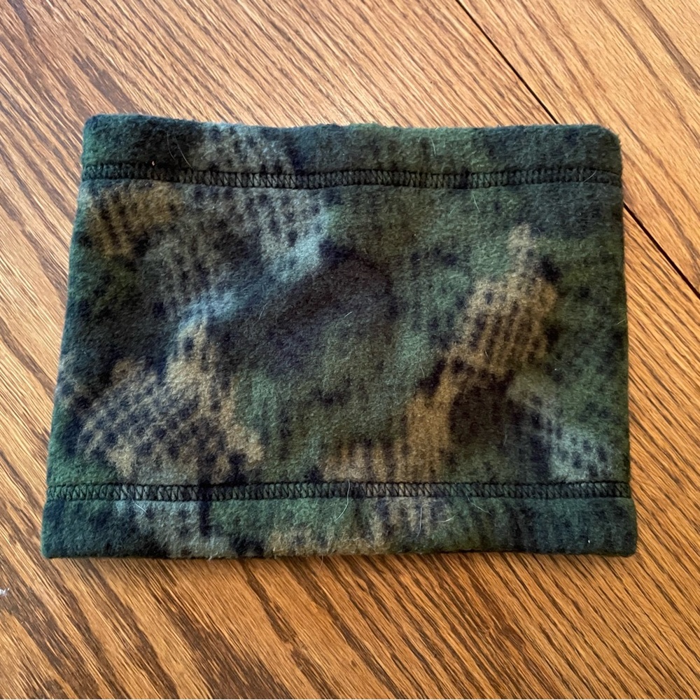 LL Bean Fleece Buff camouflage kids